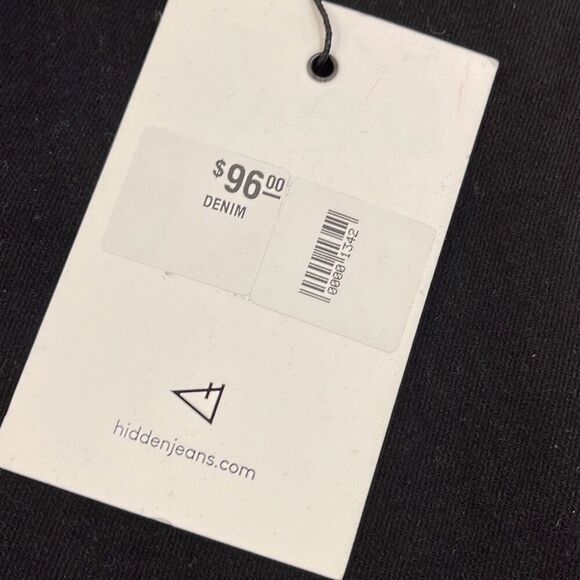 Hidden Los Angeles Womens High Rise Slit Hem Ryan Bootcut Jeans Black Sz 24 NWT - Picture 5 of 10